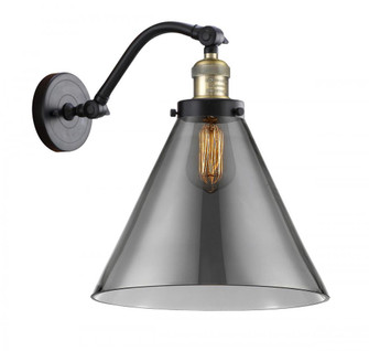 Cone - 1 Light - 12 inch - Black Antique Brass - Sconce (3442|515-1W-BAB-G43-L-LED)