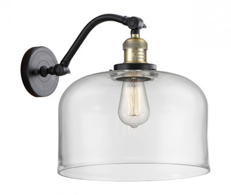 Bell - 1 Light - 12 inch - Black Antique Brass - Adjustable Sconce (3442|515-1W-BAB-G72-L-LED)