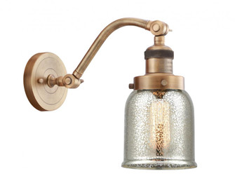 Bell - 1 Light - 5 inch - Brushed Brass - Adjustable Sconce (3442|515-1W-BB-G58-LED)