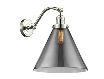 Cone - 1 Light - 12 inch - Polished Nickel - Adjustable Sconce (3442|515-1W-PN-G43-L-LED)