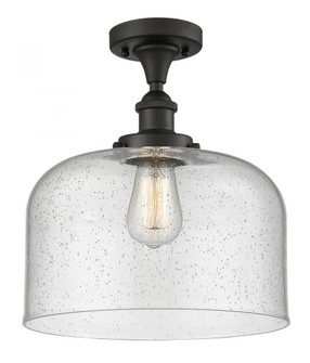 Bell - 1 Light - 12 inch - Oil Rubbed Bronze - Semi-Flush Mount (3442|916-1C-OB-G74-L-LED)