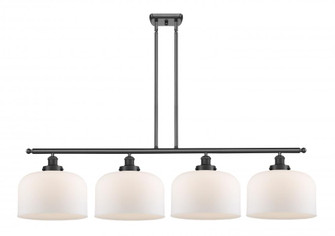 Bell - 4 Light - 48 inch - Matte Black - Stem Hung - Island Light (3442|916-4I-BK-G71-L-LED)