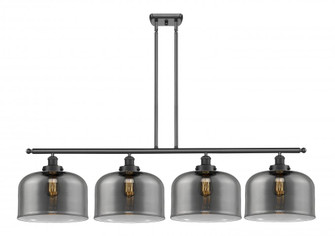 Bell - 4 Light - 48 inch - Matte Black - Stem Hung - Island Light (3442|916-4I-BK-G73-L-LED)