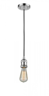 Bare Bulb - 1 Light - 3 inch - Polished Chrome - Cord hung - Mini Pendant (3442|201C-PC)