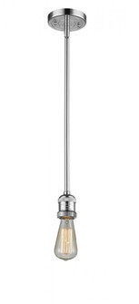 Bare Bulb - 1 Light - 2 inch - Polished Chrome - Stem Hung - Mini Pendant (3442|201S-PC-LED)