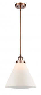 Cone - 1 Light - 12 inch - Antique Copper - Mini Pendant (3442|916-1S-AC-G41-L-LED)