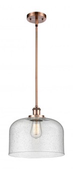 Bell - 1 Light - 12 inch - Antique Copper - Mini Pendant (3442|916-1S-AC-G74-L-LED)