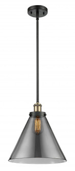 Cone - 1 Light - 12 inch - Black Antique Brass - Mini Pendant (3442|916-1S-BAB-G43-L-LED)