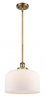 Bell - 1 Light - 12 inch - Brushed Brass - Mini Pendant (3442|916-1S-BB-G71-L-LED)