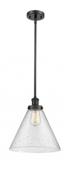Cone - 1 Light - 12 inch - Matte Black - Mini Pendant (3442|916-1S-BK-G44-L)