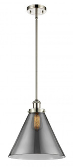 Cone - 1 Light - 12 inch - Polished Nickel - Mini Pendant (3442|916-1S-PN-G43-L-LED)