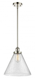 Cone - 1 Light - 12 inch - Polished Nickel - Mini Pendant (3442|916-1S-PN-G44-L-LED)