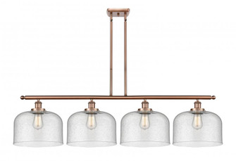 Bell - 4 Light - 48 inch - Antique Copper - Stem Hung - Island Light (3442|916-4I-AC-G74-L-LED)