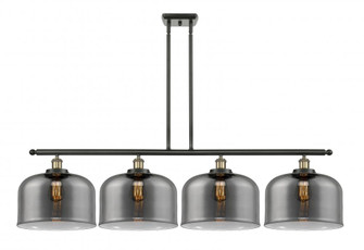 Bell - 4 Light - 48 inch - Black Antique Brass - Stem Hung - Island Light (3442|916-4I-BAB-G73-L-LED)