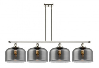 Bell - 4 Light - 48 inch - Polished Nickel - Stem Hung - Island Light (3442|916-4I-PN-G73-L-LED)