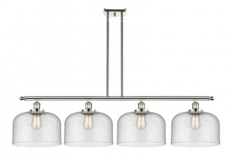 Bell - 4 Light - 48 inch - Polished Nickel - Stem Hung - Island Light (3442|916-4I-PN-G74-L-LED)