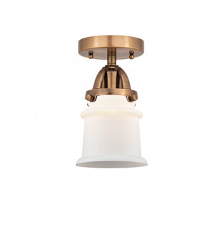 Canton - 1 Light - 5 inch - Antique Copper - Semi-Flush Mount (3442|288-1C-AC-G181S-LED)