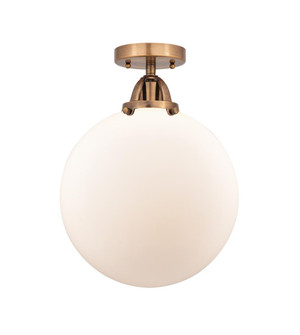 Beacon - 1 Light - 12 inch - Antique Copper - Semi-Flush Mount (3442|288-1C-AC-G201-12-LED)