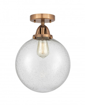 Beacon - 1 Light - 10 inch - Antique Copper - Semi-Flush Mount (3442|288-1C-AC-G204-10-LED)