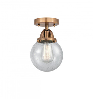 Beacon - 1 Light - 6 inch - Antique Copper - Semi-Flush Mount (3442|288-1C-AC-G204-6)