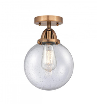 Beacon - 1 Light - 8 inch - Antique Copper - Semi-Flush Mount (3442|288-1C-AC-G204-8)