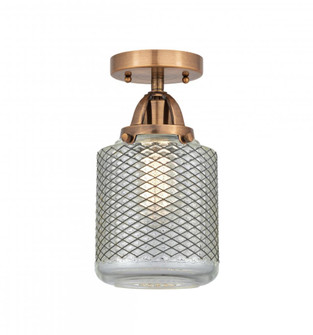 Stanton - 1 Light - 6 inch - Antique Copper - Semi-Flush Mount (3442|288-1C-AC-G262-LED)