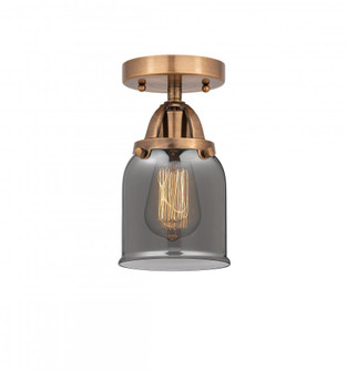 Bell - 1 Light - 5 inch - Antique Copper - Semi-Flush Mount (3442|288-1C-AC-G53)