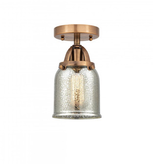 Bell - 1 Light - 5 inch - Antique Copper - Semi-Flush Mount (3442|288-1C-AC-G58-LED)