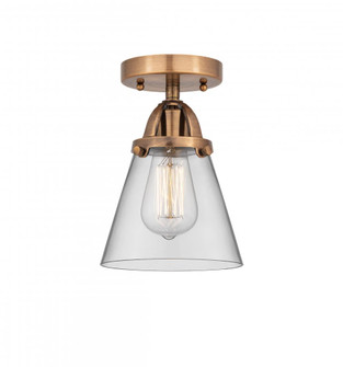 Cone - 1 Light - 6 inch - Antique Copper - Semi-Flush Mount (3442|288-1C-AC-G62-LED)