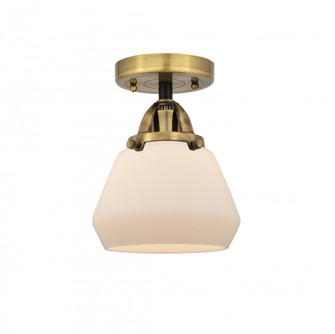 Fulton - 1 Light - 7 inch - Black Antique Brass - Semi-Flush Mount (3442|288-1C-BAB-G171)