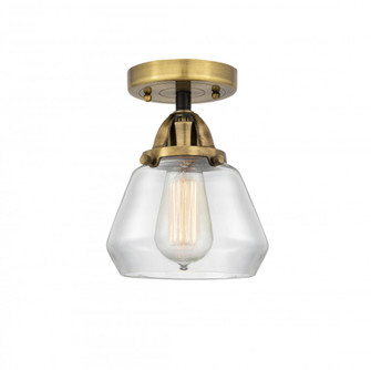 Fulton - 1 Light - 7 inch - Black Antique Brass - Semi-Flush Mount (3442|288-1C-BAB-G172)