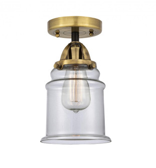 Canton - 1 Light - 6 inch - Black Antique Brass - Semi-Flush Mount (3442|288-1C-BAB-G182)