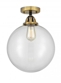 Beacon - 1 Light - 12 inch - Black Antique Brass - Semi-Flush Mount (3442|288-1C-BAB-G202-12)
