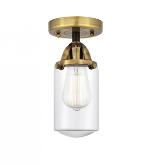 Dover - 1 Light - 5 inch - Black Antique Brass - Semi-Flush Mount (3442|288-1C-BAB-G312)