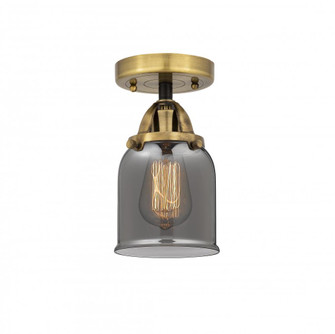 Bell - 1 Light - 5 inch - Black Antique Brass - Semi-Flush Mount (3442|288-1C-BAB-G53)