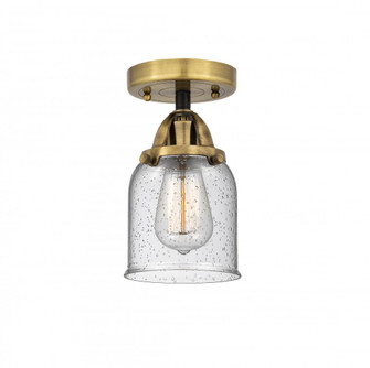 Bell - 1 Light - 5 inch - Black Antique Brass - Semi-Flush Mount (3442|288-1C-BAB-G54-LED)