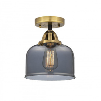 Bell - 1 Light - 8 inch - Black Antique Brass - Semi-Flush Mount (3442|288-1C-BAB-G73-LED)