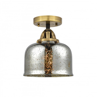 Bell - 1 Light - 8 inch - Black Antique Brass - Semi-Flush Mount (3442|288-1C-BAB-G78)