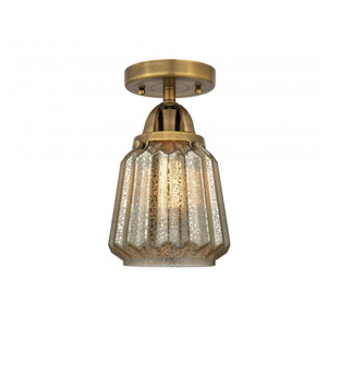 Chatham - 1 Light - 7 inch - Brushed Brass - Semi-Flush Mount (3442|288-1C-BB-G146)