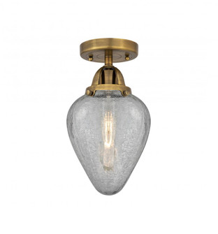 Geneseo - 1 Light - 7 inch - Brushed Brass - Semi-Flush Mount (3442|288-1C-BB-G165-LED)