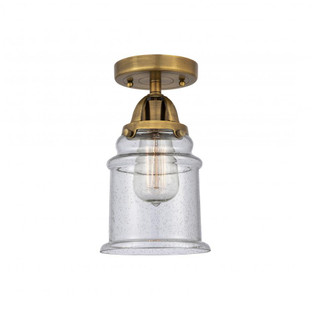 Canton - 1 Light - 6 inch - Brushed Brass - Semi-Flush Mount (3442|288-1C-BB-G184)