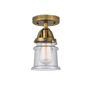 Canton - 1 Light - 5 inch - Brushed Brass - Semi-Flush Mount (3442|288-1C-BB-G184S)