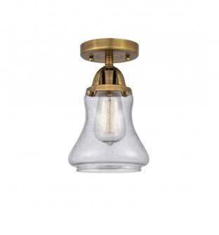 Bellmont - 1 Light - 6 inch - Brushed Brass - Semi-Flush Mount (3442|288-1C-BB-G194-LED)