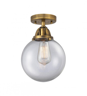Beacon - 1 Light - 8 inch - Brushed Brass - Semi-Flush Mount (3442|288-1C-BB-G202-8-LED)