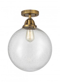 Beacon - 1 Light - 12 inch - Brushed Brass - Semi-Flush Mount (3442|288-1C-BB-G204-12-LED)