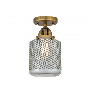 Stanton - 1 Light - 6 inch - Brushed Brass - Semi-Flush Mount (3442|288-1C-BB-G262)