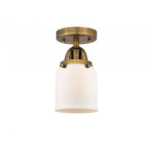 Bell - 1 Light - 5 inch - Brushed Brass - Semi-Flush Mount (3442|288-1C-BB-G51-LED)