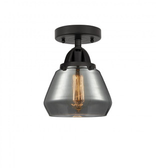 Fulton - 1 Light - 7 inch - Matte Black - Semi-Flush Mount (3442|288-1C-BK-G173)
