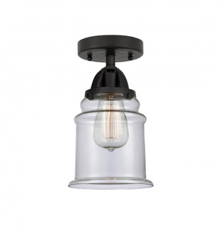Canton - 1 Light - 6 inch - Matte Black - Semi-Flush Mount (3442|288-1C-BK-G182)