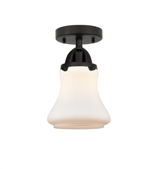 Bellmont - 1 Light - 6 inch - Matte Black - Semi-Flush Mount (3442|288-1C-BK-G191)